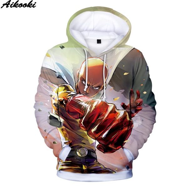 

флэш-продажи один удар человек 3d толстовки мода толстовки пуловеры 3d толстовки один удар человека, аниме толстовки мужчин/женщин, Black