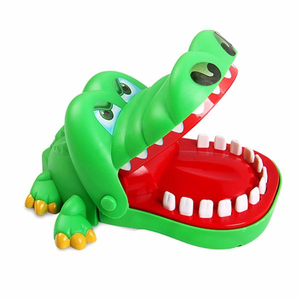 

trick crocodile board game toy crocodile mouth dentist bite finger toy big crocodile parent child interactive game toy children's child