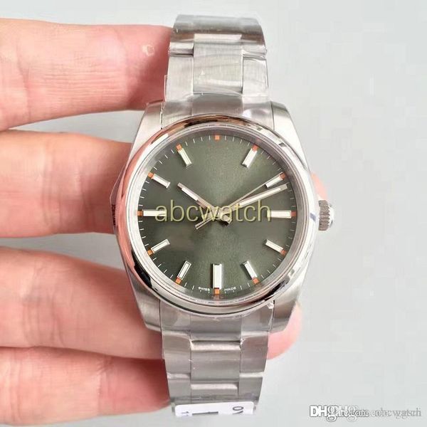 

luxury watch 39mm sapphire glass 316l stainless steel strap 2813 automatic mechanical movement original folding buckle, Slivery;brown