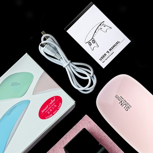 

mini light therapy machine nail lamp nail baking lamp led ptherapy drying gel 6w dryer with usb