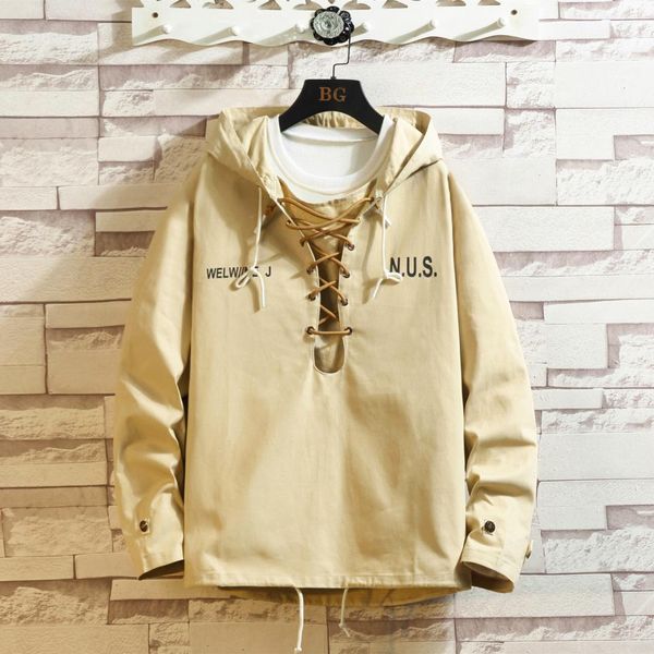 

new jacket men new arrival casual solid hooded jackets mens fashion zipper outwear slim fit spring autumn clothing high quality, Black;brown
