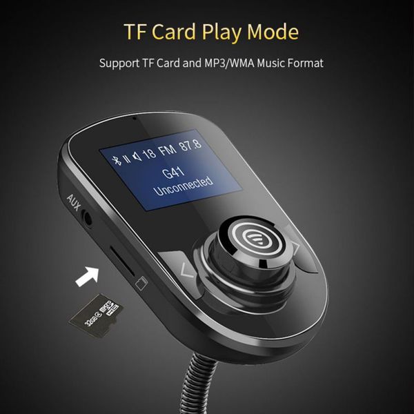 

1.77 inch bluetooth fm transmitter radio transmitter handscar kit car audio adapter mp3 player charger