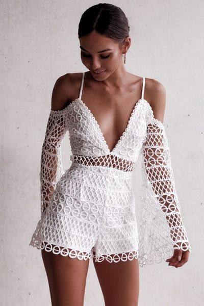 

летние сексуальные кружевные шейперы для тела с короткими штанами сексуальные костюмы с v-образным вырезом на спине тощие узкие фигуры lady, Black;white