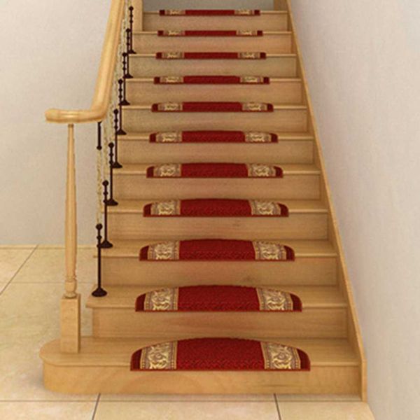

1pc anti-slip self-adhesive floor staircase carpet home office l decoration stair tread mats rugs 24*65cm drop shipping