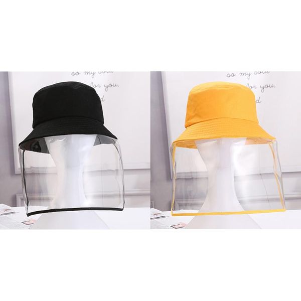 

защитная шляпа ветрозащитный анти-туман рыбацкая шапка съемный защитный чехол уф-защита солнцезащитные колпачки для мужчин женщин детей взро, Yellow
