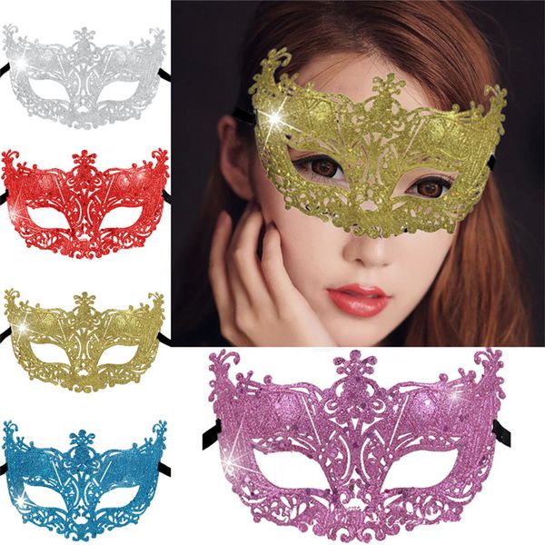 

1pcs new year halloween party mask masquerade mask dress venetian eye carnival festival 5 colors