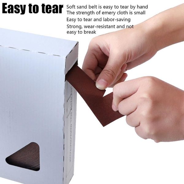 

grit paper emery cloth woodworking carpentry wide use drawable boxed 50m sanding abrasive belt furniture soft roll polishing
