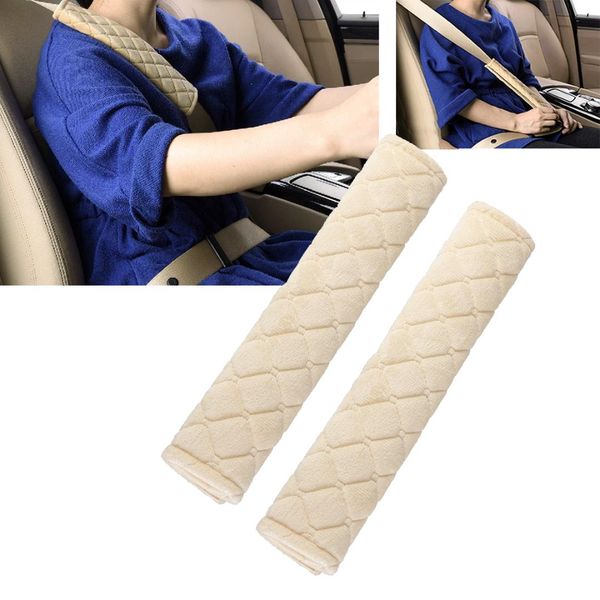 

2 шт. / лот авто автомобиль ремень безопасности обложка колодки стайлинга автомобилей ремень безопасности обложка плюшевые мягкие сиденья пл