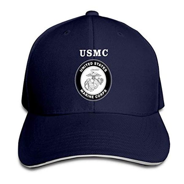 

disar-т usmc marines corps unisex регулируемый бейсболки спорта на открытом воздухе summer hat 8 цветов hip hop монтажн cap моды, Blue;gray