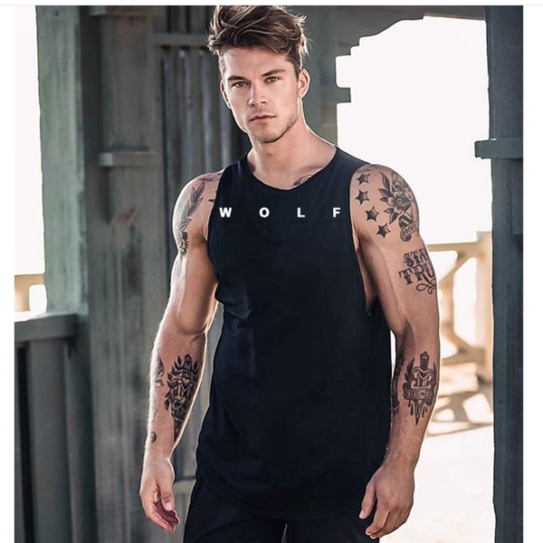

тренировка running vest центр верхней части бака бодибилдинг лета рукавов баскетбол jerse футболку спорт фитнес обучение человек синглетного, Black;blue