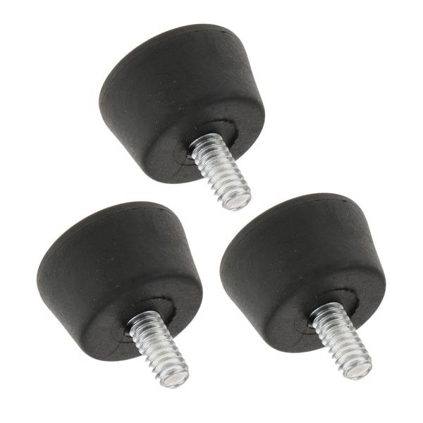 

3 pcs tripod rubber feet monopod foot and 1/4\" screw for nikon bionano