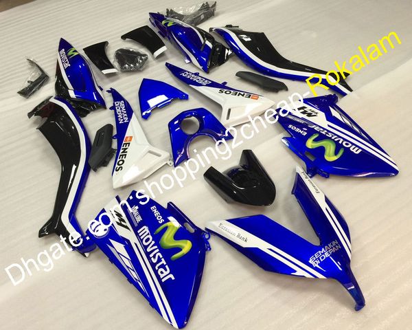 Für Yamaha TMAX 530 2015 2016 T-MAX 530 TMAX530 15 16 Sport Bike ABS Aftermarket Kit Motorrad Verkleidung Blau schwarz (Spritzguss)