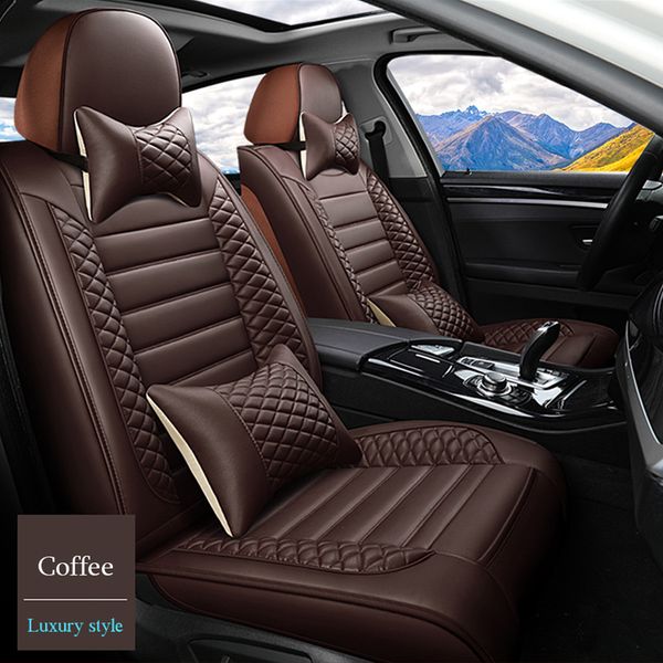 2020 New Car Seat Cover Fit Volkswagen Jetta Santana Lavida 2015 Sagitar 2016 Full Coverage Waterproof Car Interior Seat Cushion Custom Fit Seat Cover