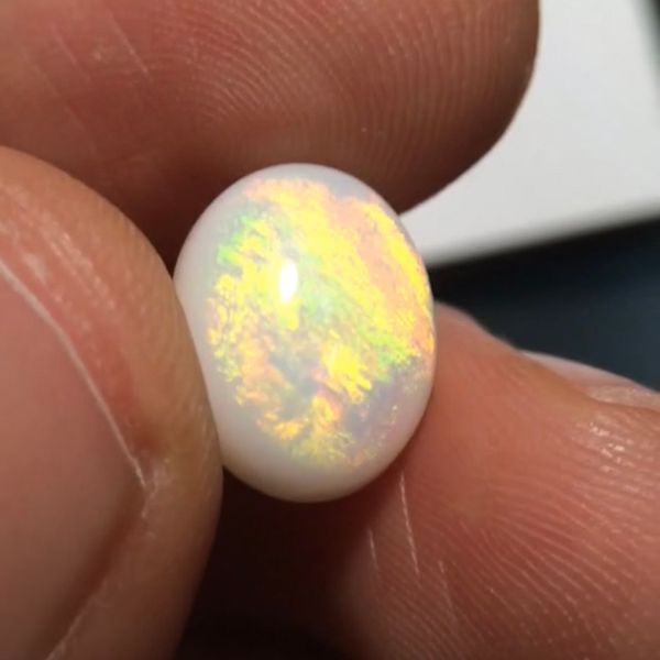 

429 cqt certificated 3.820ct natural colorful opal gemstones australia origin loose stones loose gems, Black