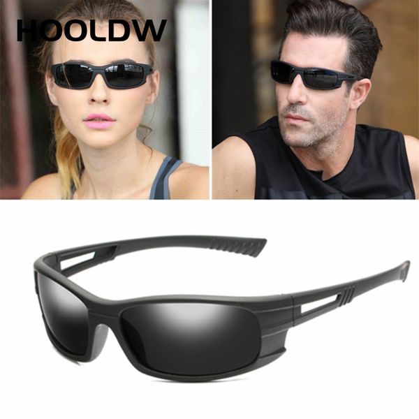 

hooldw 2020 new polarized sunglasses brand design vintage glasses outdoor sport fishing driving sun glasses uv400 goggle eyewear, White;black