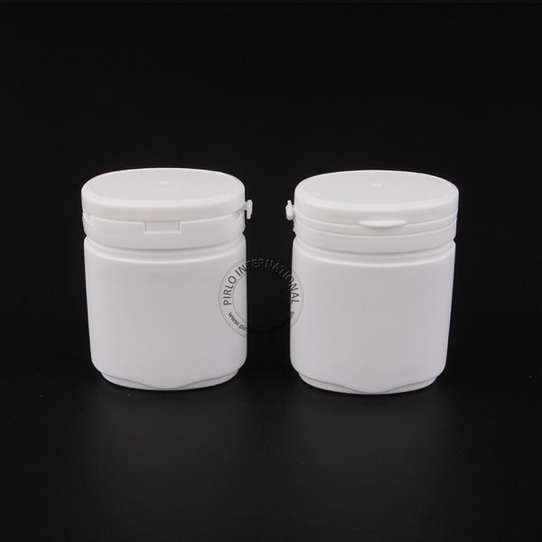 

packing bottles 80pcs/lot 80g plastic chewing gum bubble with tearing cap 80ml oval shape jar for candy//packaging