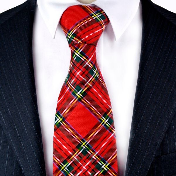 

checked plaid scottish tartan red crimson gray grey green yellow blue mens ties neckties suit gift for men, Blue;white