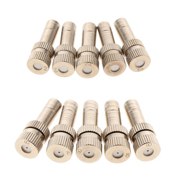 

10 pieces nozzle quick connect low pressure fogging nozzles cooling fog