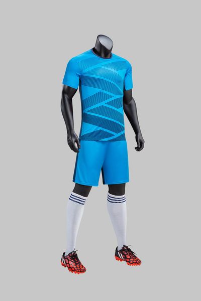 

discount men training football sets with shorts uniforms reversible football jerseys for that home and away look kits sports b34-11, Blue;black