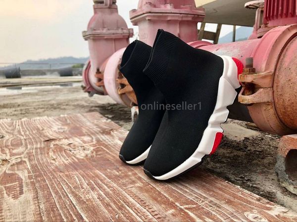 

new arrival sock shoes women mens designer fashion white red triple black grey casual shoe with box 36-45