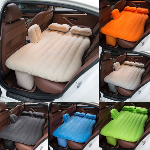 

2019 new inflatable car air mattress camping inflation bed travel air bed car back seat dropshipping cama viaje aire coche 3.5