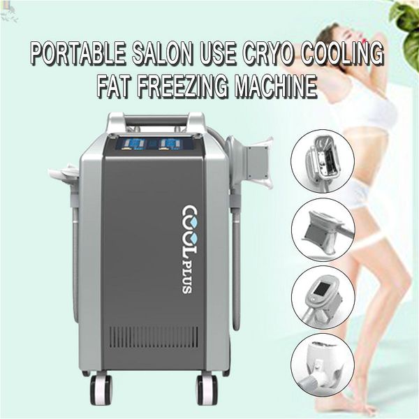 

arm shaper lipolaser carvitation cryo slimming machine 4 different size handles can work together at the same time 2 handles work together