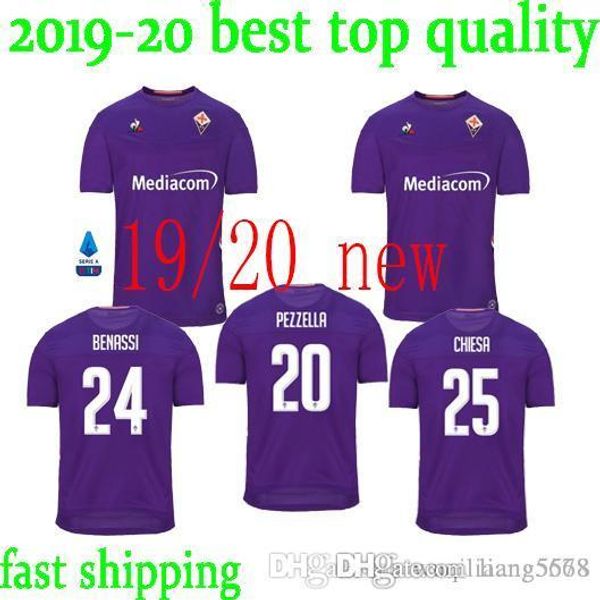 

топ quality19 20 фиорентина футбол джерси розовой дом вдали красный рубашки camisetas де футбол симеоне верету pezzella рибери кьеза футбол, Black;yellow