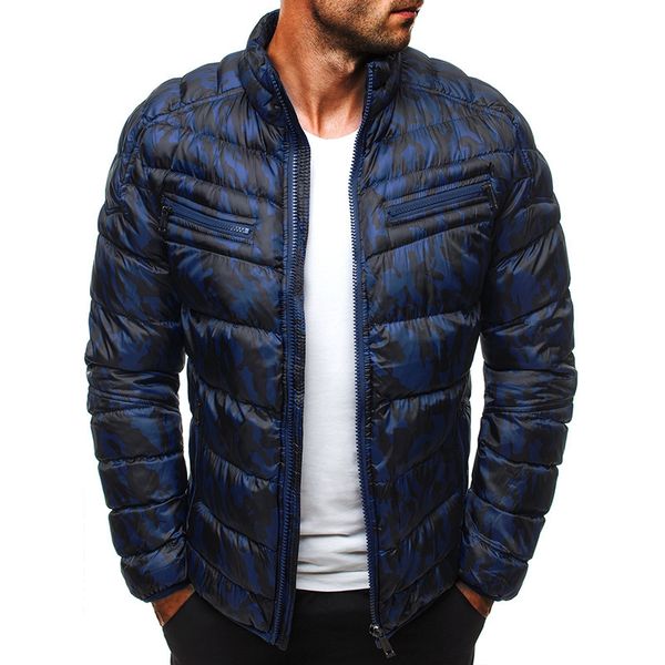 

men plus size sweater long sleeve thick stand collar coat zipper slim fit jacket, Black