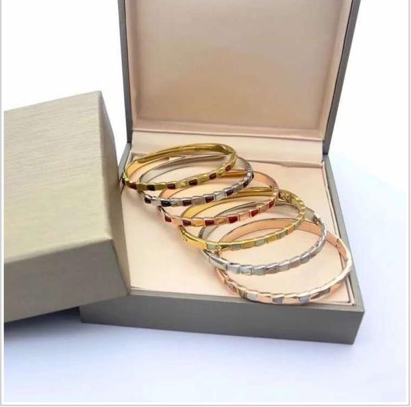 

bracelet, multi section inlaid belt, beautiful shining rose gold, fashionable and simple precision titanium steel bracelet, Golden;silver