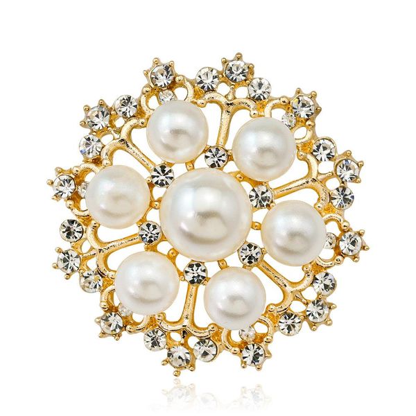

direct selling korean fashion pearl brooch brooch, Gray