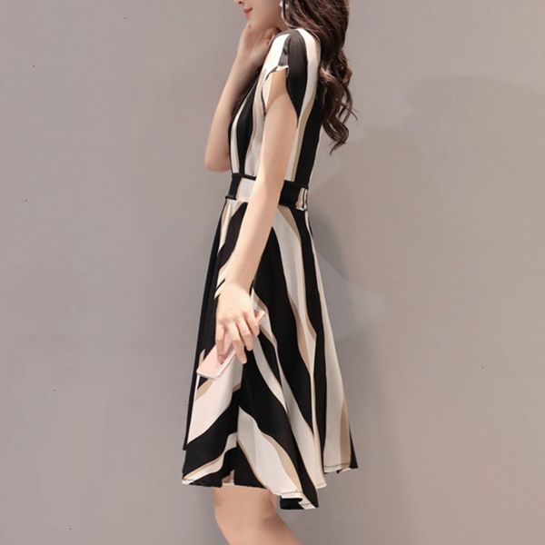 

women designer dresses designer dress 3xl women stripe vintage style women elegant dress summer o neck dresses designer clothes, Black;gray