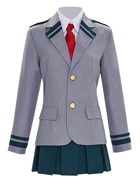 

women's my hero cosplay ochako uraraka u.a. high school unifrom, Black