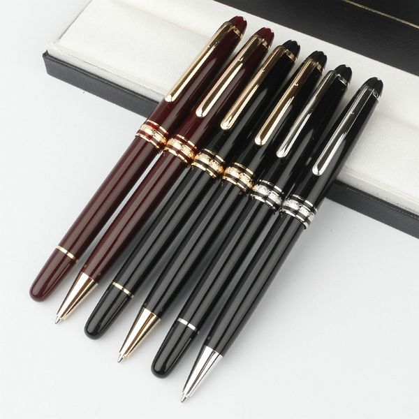 

luxury meisterstcek 163 resin pens with serial number for writing ,mens designer french shirt cufflinks ornaments jewelry, Silver