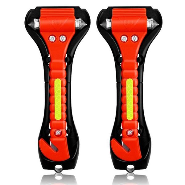 

2018 car mini safety hammer auto life-saving break window glass auto emergency escape broken rescue tool seat belt cutter