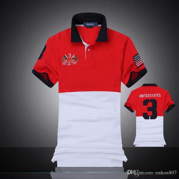 

2019 poloshirt solid polo shirt мужчины рубашки поло с коротким рукавом мужской базовый топ хлопок поло для мальчиков polo homme fc26, White;black