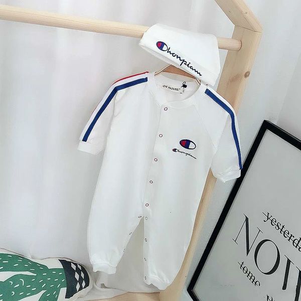 

0-24 mongths новорожденных infant baby boy девушка набор romper комбинезон hat одежда набор dropshipping детской одежды набор спортивный кос, White