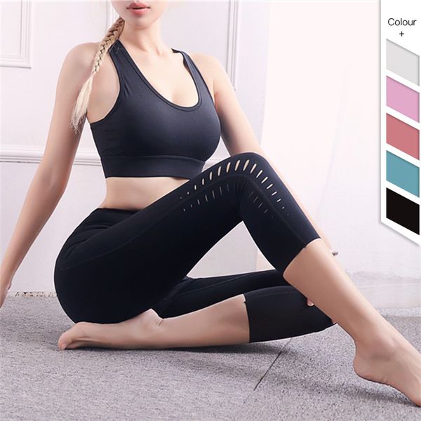 

women's yoga pants sports fitness trousers sports tight leggings gym high-quality yoga pants hip training, White;red
