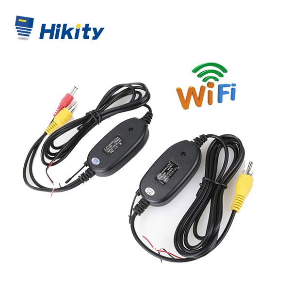 

hikity 2.4g wireless transmitter & receiver for car reverse rear view backup camera and monitor parking assistance vehicle cam