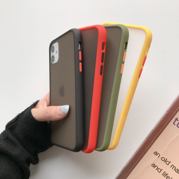 

for iphone 11 case apple 8p / x / xrcontrast skin feeling matte xs max fall protection case