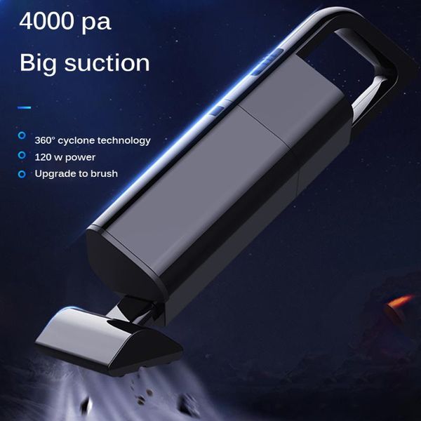 

120w wireless car vacuum cleaner dust portable handheld vacuum cleaner 12v powerful usb charging dust collector car electronics