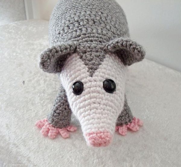 

crochet toys amigurumi possum t200429