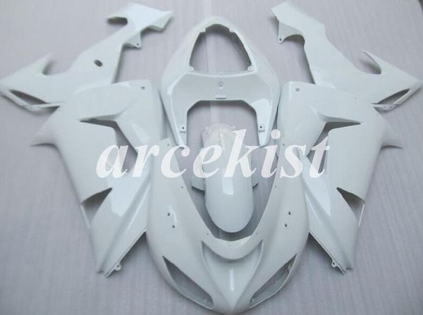 

new abs motorcycle fairings kits fit for kawasaki ninja zx-10r 2006 2007 06 07 body set custom white