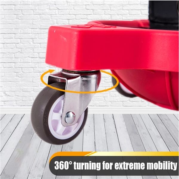 

universal rolling knee protection pad with wheel built in foam padded laying platform wheel kneeling pad multi-functional tool