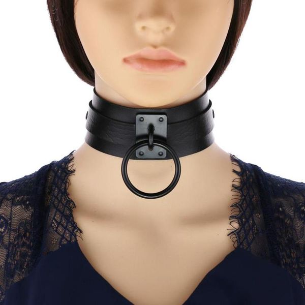 

all black gothic choker goth girls collar grunge style punk chokers harajuku witch necklace 2020 new chocker halloween jewelry, Golden;silver