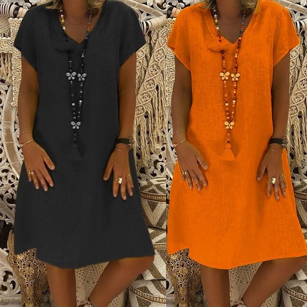 

плюс размер платья плюс размер женская одежда женские платья большой хлопок summer casual feminino платье повседневный плюс размер дамы плат, Black;gray