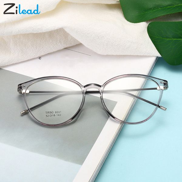 

zilead cat eye fnished myopia glasses tr90 nearsighted eyeglasses women men shortsight glasses with 0 -0.5 -1.0 -1.5 to -6.0, White;black