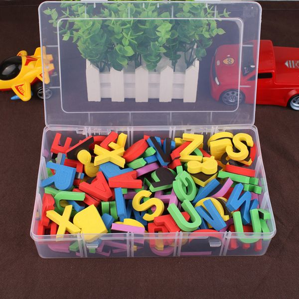 

124pcs/pack letters eva alphabet soft magnetic sticker refrigerator sticker classroom whiteboard gadget early education tools