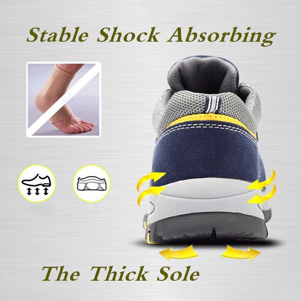 

стальным носком безопасности ботинки пустыне выживание сафти анти-разбив стали середине-пластины защитная обувь #gh107, Black;brown