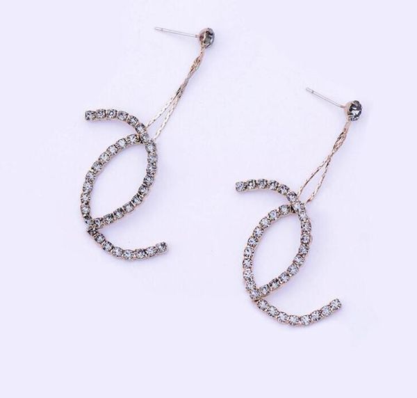 

s925 silver ear earrings women simple simple long earrings cold wind super fairy europe and the united states popular earrings designer965