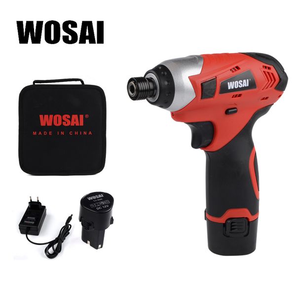

wosai 12v electric cordless screwdriver drill 100nm torque electric drilling machine mini hand drill wireless power tool